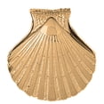 thumbnail image 1 of 10K Yellow Gold Reversible Shell Pendant - 40 mm, 1 of 2