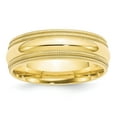 thumbnail image 1 of 10K Yellow Gold Ring Band Wedding Milgrain Comfort, 1 of 3