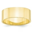 thumbnail image 1 of 10K Yellow Gold Ring Band Wedding Standard Flat 8mm LTW Size 9, 1 of 3