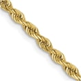 thumbnail image 1 of 10K Yellow Gold Rope Chain Styles Necklace 2.75 mm D/C Quadruple 16 inch, 1 of 4