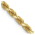 thumbnail image 1 of 10K Yellow Gold Rope Chain Styles Necklace 3 mm Diamond-Cut 20 inch, 1 of 4