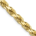 thumbnail image 1 of 10K Yellow Gold Rope Chain Styles Necklace 4.5 mm Diamond-Cut 26 inch, 1 of 4