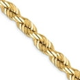 thumbnail image 1 of 10K Yellow Gold Rope Chain Styles Necklace 7 mm Diamond-cut 24 inch, 1 of 4