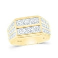 thumbnail image 1 of 10K Yellow Gold Round Diamond Band Ring - 2.875 CTTW, 1 of 1