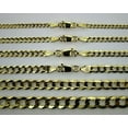 thumbnail image 1 of 10K Yellow Gold Solid Cuban Chain Necklace Bracelet, 1 of 2
