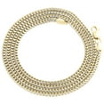thumbnail image 1 of 10K Yellow Gold Solid Diamond Cut Franco Box Chain 2mm Necklace 28 Inch, 1 of 5