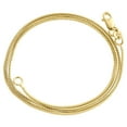 thumbnail image 1 of 10K Yellow Gold Solid Franco Box Chain Closed Link 0.75mm Necklace 16 Inch, 1 of 5