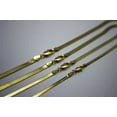 thumbnail image 1 of 10K Yellow Gold Solid High Polish Herringbone Chain Necklace, 1 of 4