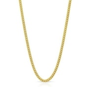 10K Yellow Gold Solid Miami Cuban Necklace Chain 1MM-5MM, 10K Gold Chain Necklace, Real 10K Gold Necklace, Next Level Jewelry