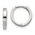thumbnail image 1 of 10K Yellow Gold White Gold Hinged Hoop Earrings, 1 of 5