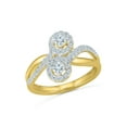 thumbnail image 1 of 10K Yellow Gold White Round Diamond Fashion Ring (0.50 CTTW), 1 of 3