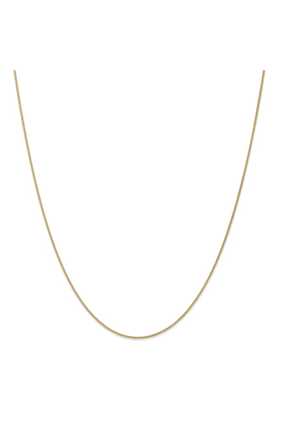 10K Yellow Gold YG 1mm Spiga Chain 30 Inch