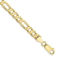 thumbnail image 1 of 10K Yellow Gold bracelet Chain style Figaro 8 in 6 mm, 1 of 4