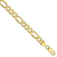 thumbnail image 1 of 10K Yellow Gold bracelet Chain style Figaro 8 in 7.3 mm, 1 of 4