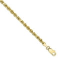 thumbnail image 1 of 10K Yellow Gold bracelet Chain style Rope Diamond-cut 7 in 3.2 mm, 1 of 4