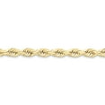 thumbnail image 1 of 10K Yellow Gold bracelet Chain style Rope Diamond-cut 8 in 7 mm, 1 of 4