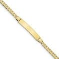 thumbnail image 1 of 10K Yellow Gold bracelet ID Curb 8 in 6.63 mm 4.48, 1 of 1