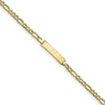 thumbnail image 1 of 10K Yellow Gold bracelet ID Figaro 6 in 4.4 mm 3.61, 1 of 3
