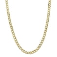 thumbnail image 1 of 10K Yellow Gold chain Curb 24 in 6.5 mm 6.5mm Semi-Solid Link, 1 of 5