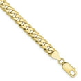thumbnail image 1 of 10K Yellow Gold chain Curb 9 in 6.25 mm 6.25mm Flat Beveled, 1 of 4