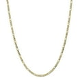 thumbnail image 1 of 10K Yellow Gold chain Figaro 24 in 3.5 mm 3.5mm Semi-Solid, 1 of 5