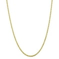thumbnail image 1 of 10K Yellow Gold chain Rope Concave Diamond-cut 20 in 2.75 mm, 1 of 5