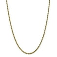 thumbnail image 1 of 10K Yellow Gold chain Rope Concave Diamond-cut 20 in 3.5 mm, 1 of 5