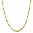 thumbnail image 1 of 10K Yellow Gold chain Rope Concave Diamond-cut 20 in 5 mm, 1 of 5