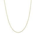 thumbnail image 1 of 10K Yellow Gold chain Singapore 24 in 1.1 mm 1.10mm, 1 of 5