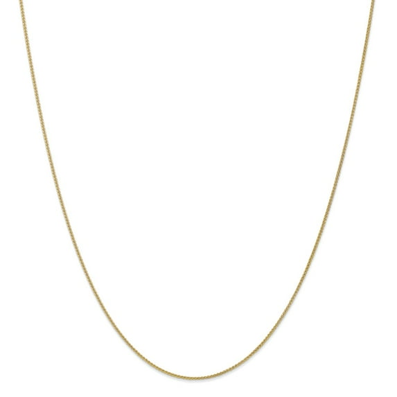 10K Yellow Gold chain Spiga (Wheat) Flat 16 in 1 mm
