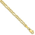thumbnail image 1 of 10K Yellow Gold chain style Figaro Concave 8 in 4 mm, 1 of 4