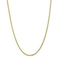 thumbnail image 1 of 10K Yellow Gold necklace Rope chain Diamond-cut 20 in 3 mm, 1 of 5