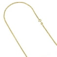 thumbnail image 1 of 10K Yellow Solid Gold 1.2mm wide Diamond Cut Mariner Link Chain 20 Necklace Spring Ring Clasp, 1 of 3