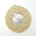 thumbnail image 1 of 10K yellow gold 3.5mm hollow rope chain Necklace fine jewelry unisex 11.3g 26", 1 of 12