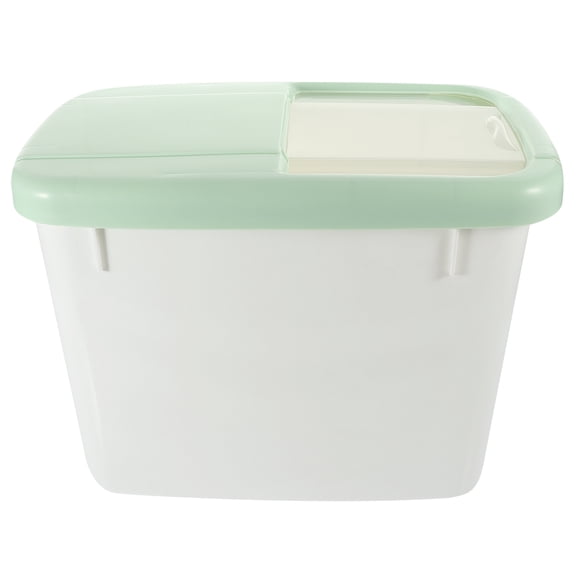 NICEXMAS Rice Container Airtight Green 1Pcs Plastic Sealed Grain Storage