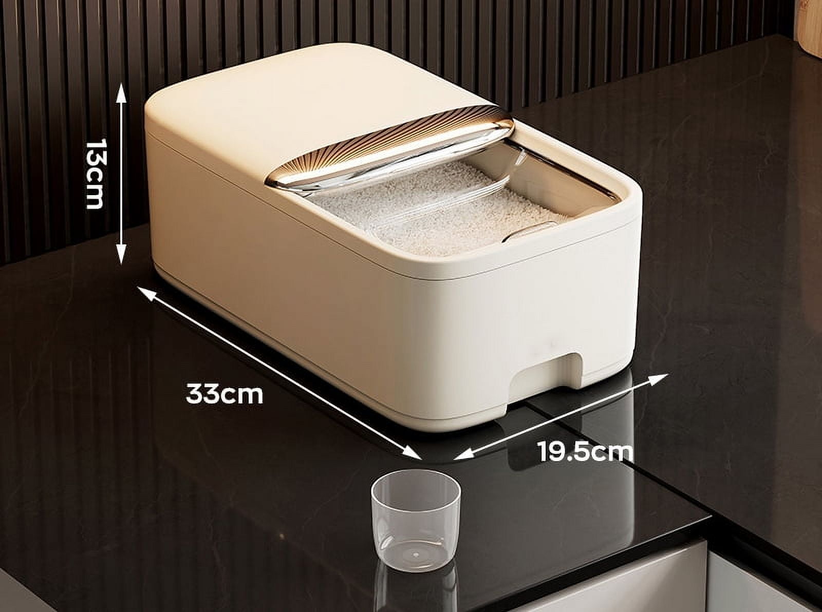 Paper Rice Box Insulated 10KG Rice Storage Box Home with Lid Insect Proof Moisture Proof Rice ...