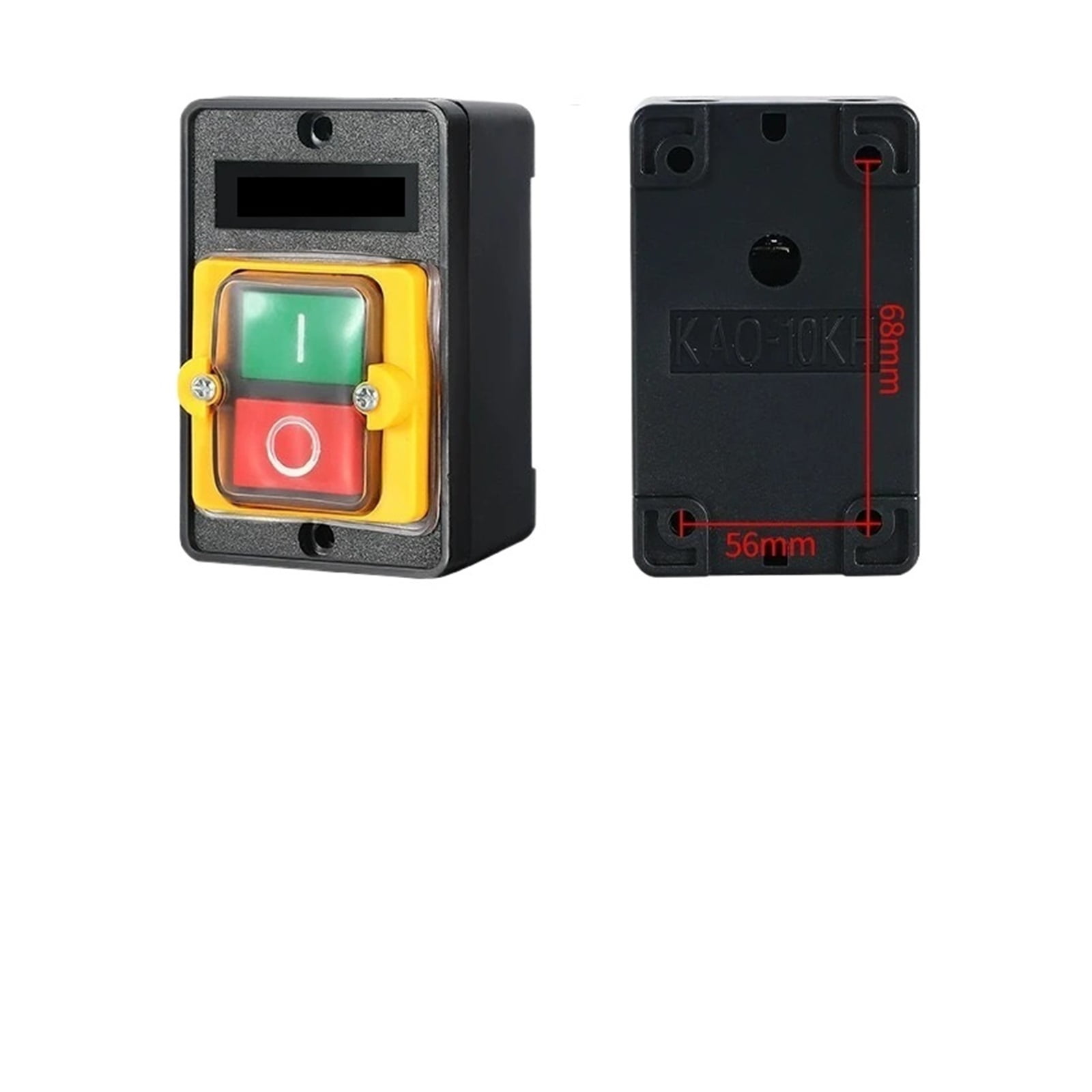 10KH 1PC WaterProof Push Button Switch ON/OFF Switch Mechanical ...