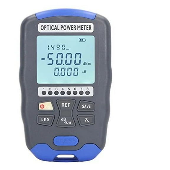 10KM 10 Wavelengths Universal Optical Multimeter Mini Fiber Optic Meter With For Maintenance(AUA DC50(-50-+26Dbm)) ,High Precision Diagnostic