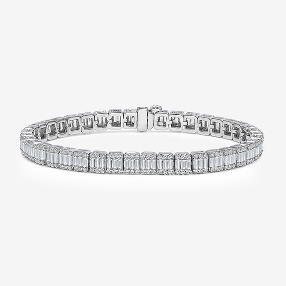 10KT 5CT Lab Grown Diamond Bracelet