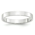 thumbnail image 1 of 10KW 3mm LTW Flat Band Size 7 in 10k White Gold, 1 of 3