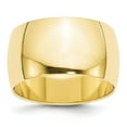 thumbnail image 1 of 10KY 12mm Half Round Band Size 11 in 10k Yellow Gold, 1 of 3