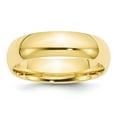thumbnail image 1 of 10KY 6mm Standard Comfort Fit Band Size 9.5 in 10k Yellow Gold, 1 of 3