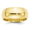 thumbnail image 1 of 10KY 8mm Standard Comfort Fit Band Size 8.5 in 10k Yellow Gold, 1 of 3