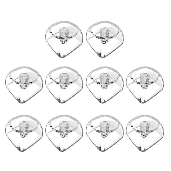 10Keys MOA Profile Crystal Keycaps 1U Backlits Key for MX Content Switches
