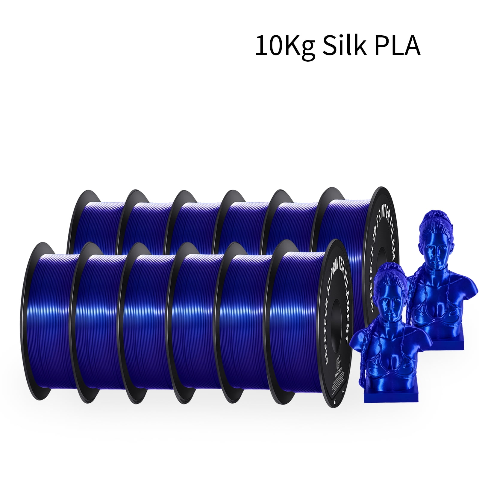 10Kg 3d Silk PLA Filament 1.75mm Spool Wire For 3D Printer Material ...