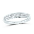 thumbnail image 1 of 10Kt White Gold 1/2 Ctw Natural Diamond Pear Trio Set, Womens Size: 5.5 / Mens Size: 11, 1 of 3