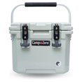 thumbnail image 1 of 10L-10.6 Quart Portable Hard Cooler Ice Chest, Perfect for Drinks, Lunch, Beach, Picnics, Boating, Camping and Travel with 2 Molded-in Cup Holders and Folding Aluminum Handle, 1 of 8