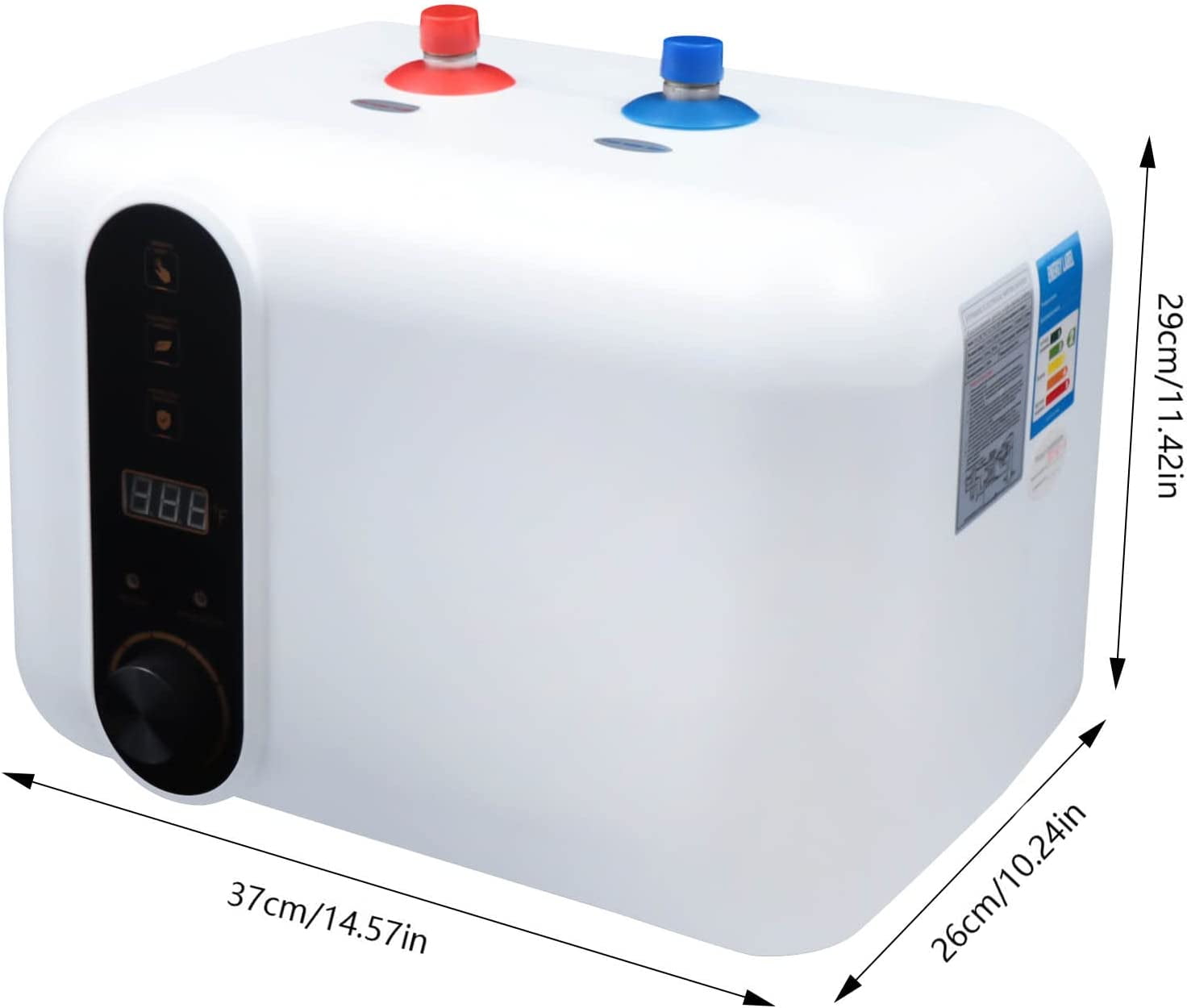 Electric 120 Volts 1500 Watts Tankless Water Heater for Bathroom, 2.6 ...