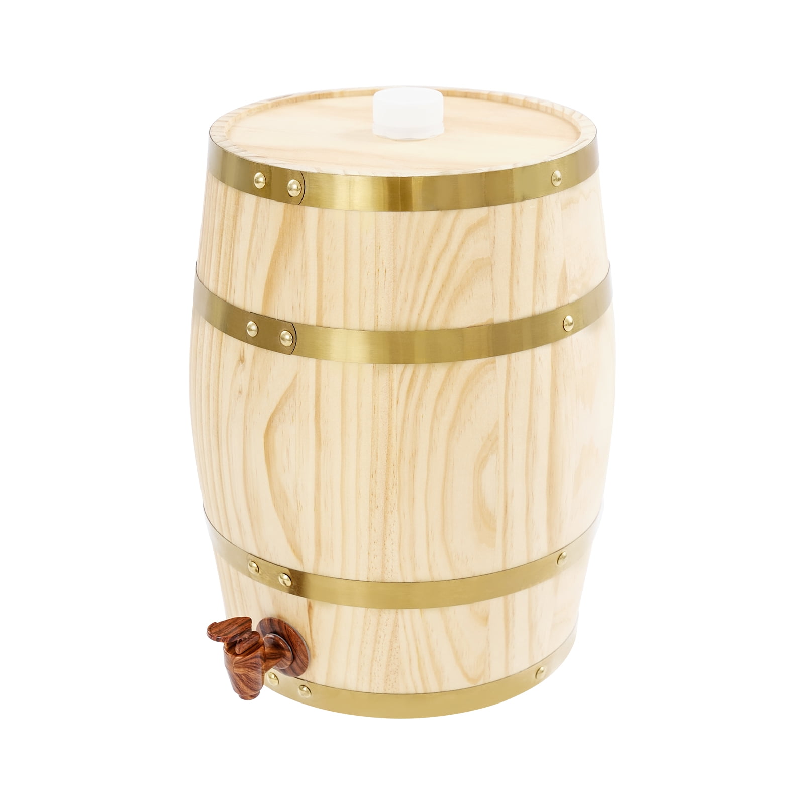 10L/2.6Gal Wine Barrel with Faucet,Wine Barrels Holding Whiskey, Wine ...