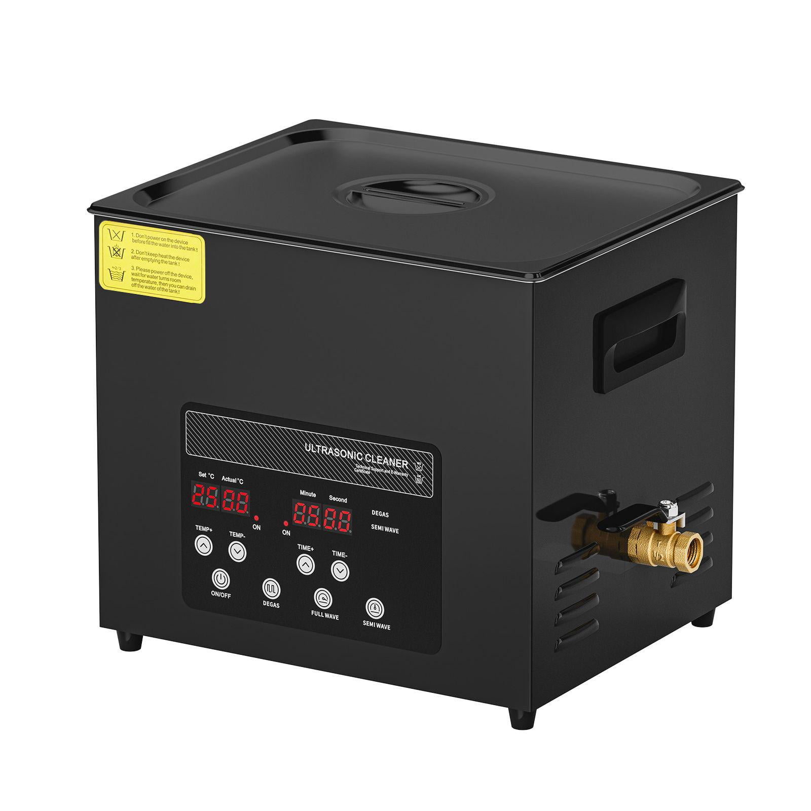 10L 240W Digital Ultrasonic Cleaner with Heater Timer Gentle Mode Upgraded Degassing 40kHz Industrial Ultrasound Cleaning Machine for Jewelry Retainer Tools